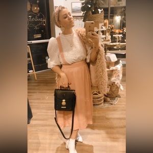 Bando Cross Back Jumper Dress